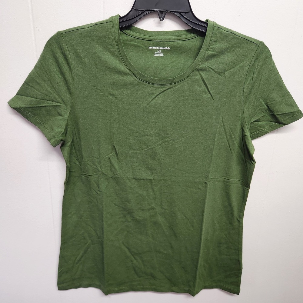 Amazon Essentials Shirt Womens‎ Large Crewneck Short Sleeve Tee 2 Pack Casual - Picture 6 of 10